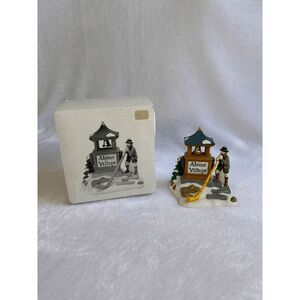 Dept. 56 Alpine Village Alpenhorn Player, Heritage Village, In Box